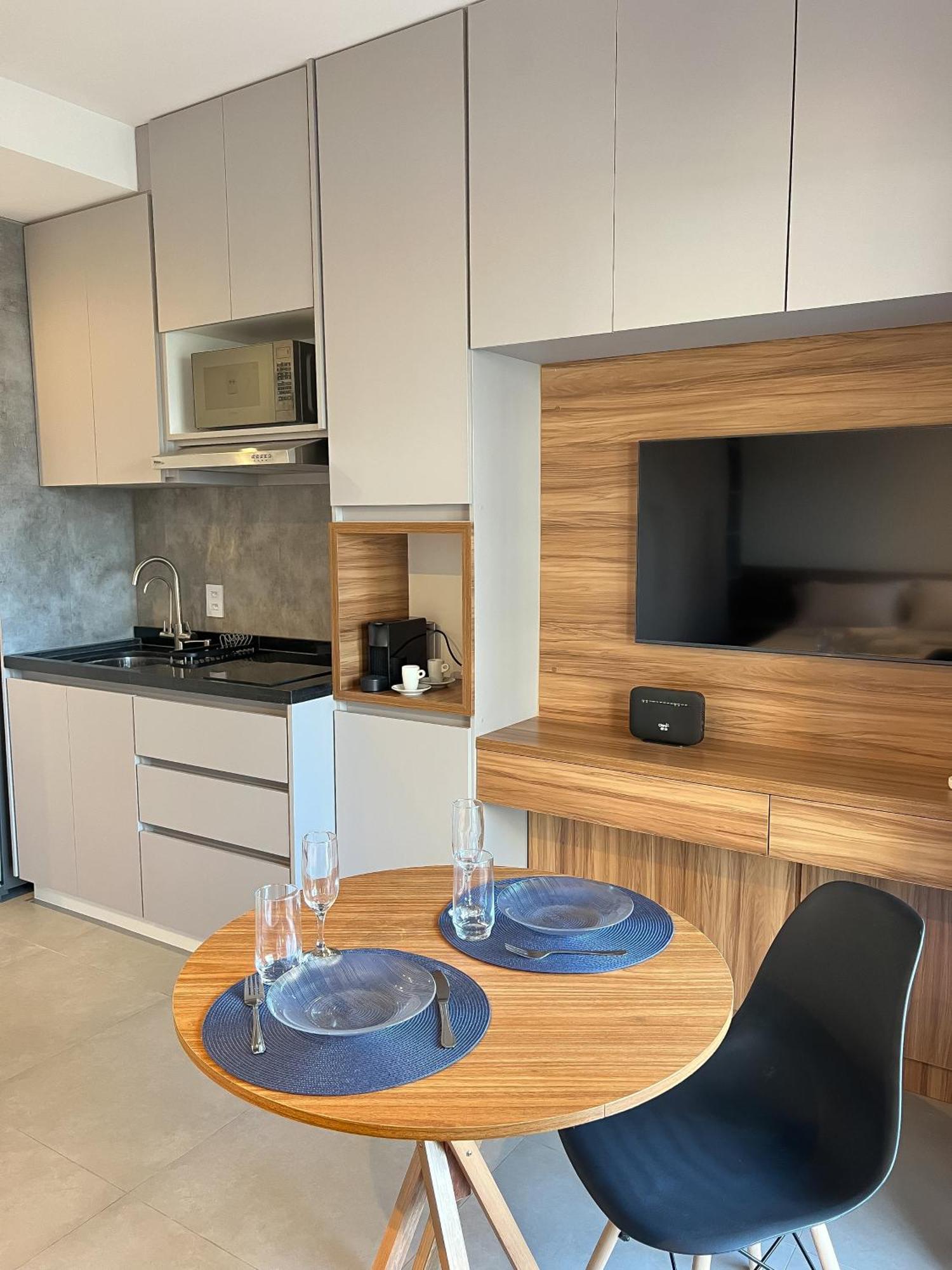 Studio 230m Do Metro, 5min Do Consulado Americano Apartamento *